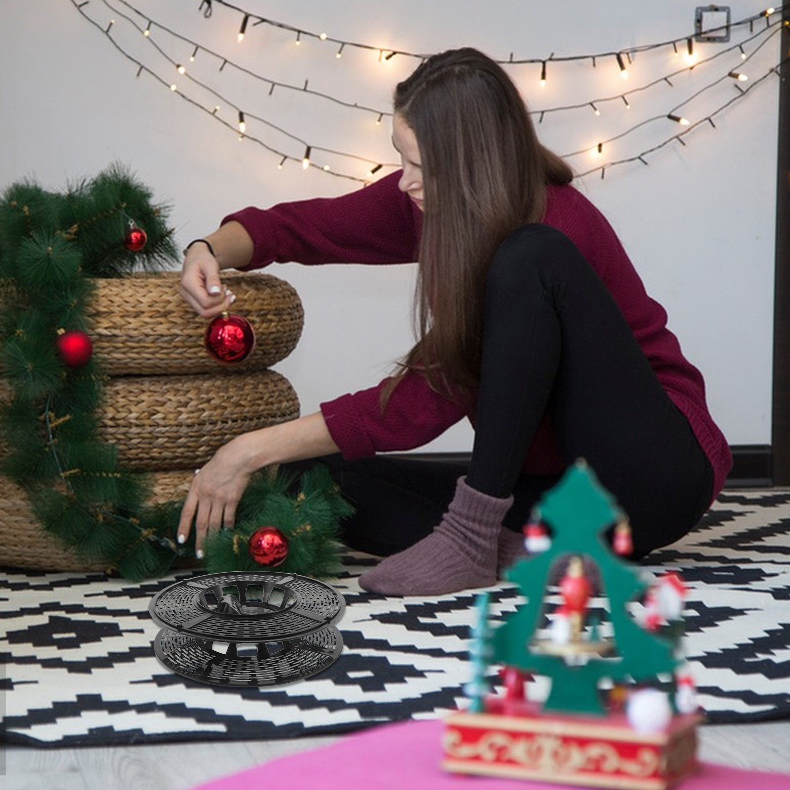 Christmas String Light Storage - đánh giá và giá Reel Handle