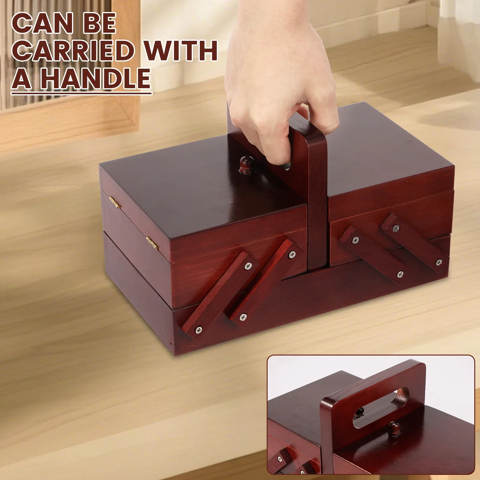 Expandable Sewing Thread Box W - đánh giá và giá Reel Handle