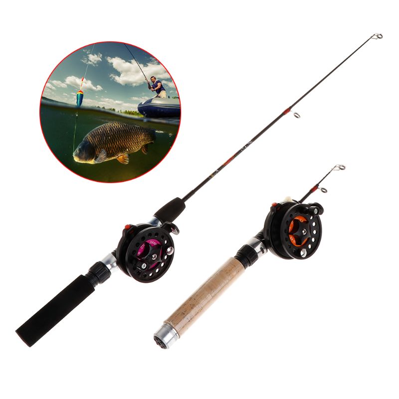 YD61 1 Bộ Cần Câu Kèm Máy Câu  - đánh giá và giá Ice Fishing Reel